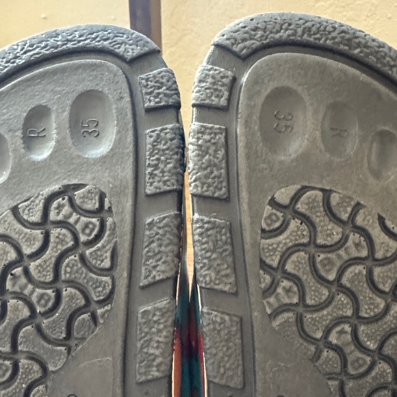 Birkenstock Kids Floral Sandals - Blue and Orange - Picture 6 of 6